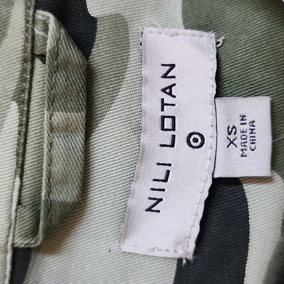 Nili Lotan Green Camouflage Jacket - Picture 12 of 16